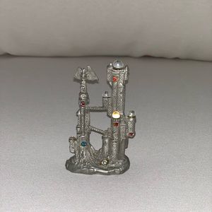 Vintage Gallo Signed ‘94 Pewter Castle Jewels